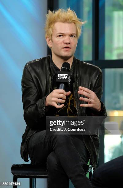 Musician Deryck Whibley of the band Sum 41 attends the Build Series to Discuss The Band's New Tour "We Will Detonate!" at Build Studio on May 8, 2017...