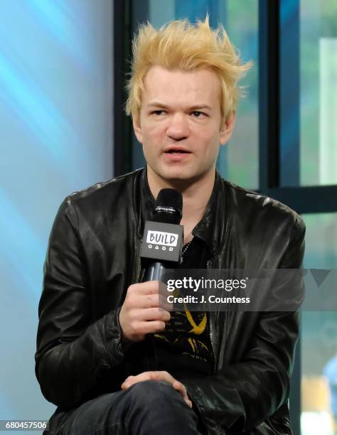 Musician Deryck Whibley of the band Sum 41 attends the Build Series to Discuss The Band's New Tour "We Will Detonate!" at Build Studio on May 8, 2017...