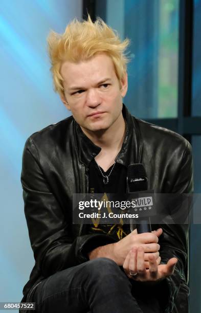 Musician Deryck Whibley of the band Sum 41 attends the Build Series to Discuss The Band's New Tour "We Will Detonate!" at Build Studio on May 8, 2017...