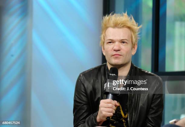 Musician Deryck Whibley of the band Sum 41 attends the Build Series to Discuss The Band's New Tour "We Will Detonate!" at Build Studio on May 8, 2017...