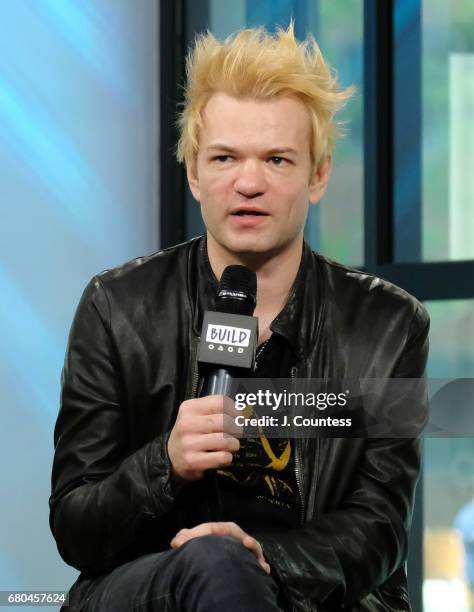 Musician Deryck Whibley of the band Sum 41 attends the Build Series to Discuss The Band's New Tour "We Will Detonate!" at Build Studio on May 8, 2017...