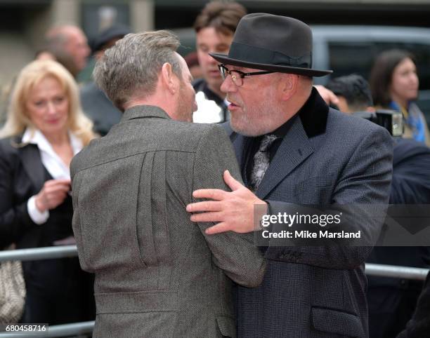 Ray Winstone and Michael Smiley attend the "Jawbone" UK premiere at BFI Southbank on May 8, 2017 in London, United Kingdom.