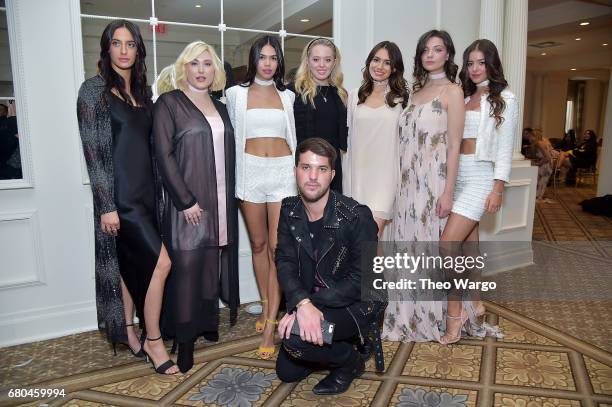 Julia Moshy, Hayley Hasselhoo, Alessandra Garcia Lorido, Andrew Warren, Tiffany Trump, Sophie Simmons, Sadie Friedman and Nora Gjeili attend the 2017...