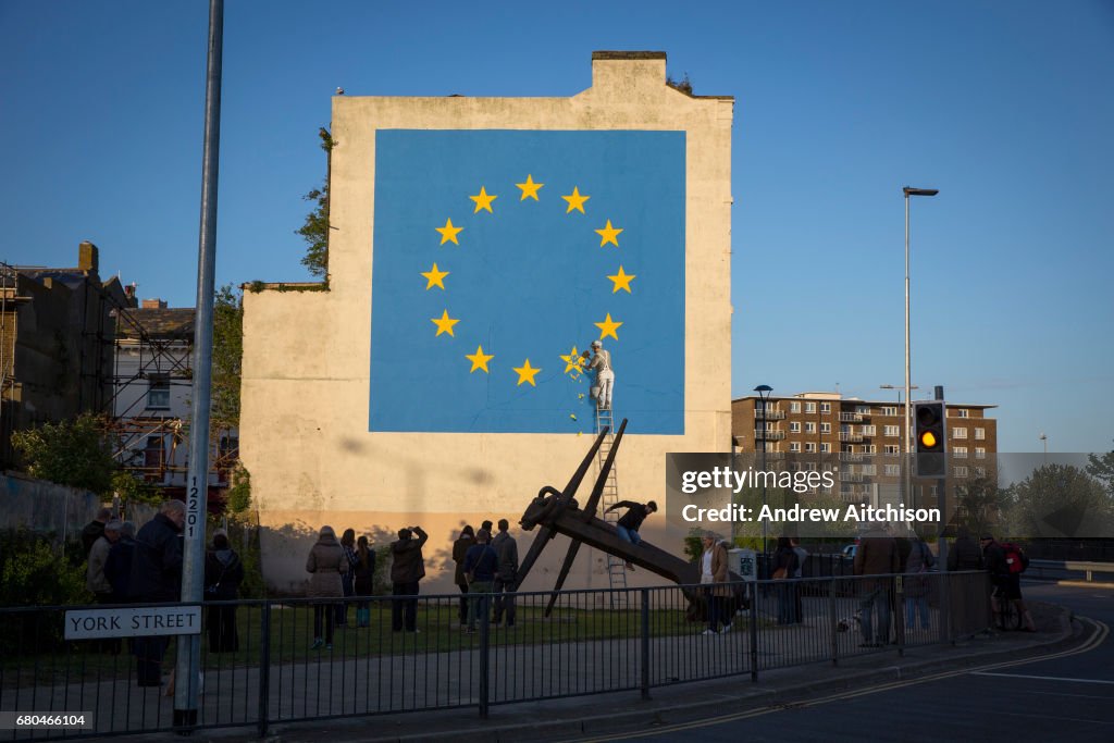 Brexit Graffiti By Banksy Dover