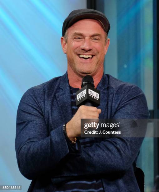 Actor Chris Meloni attends the Build Series to discuss the New Movie "Snatched" at Build Studio on May 8, 2017 in New York City.