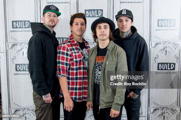 Musicians Mike Fuentes, Jamie Preciado, Vic Fuentes and Tony Perry of the band Pierce The Veil discuss the "We Will Detonate!" tour with the Build...