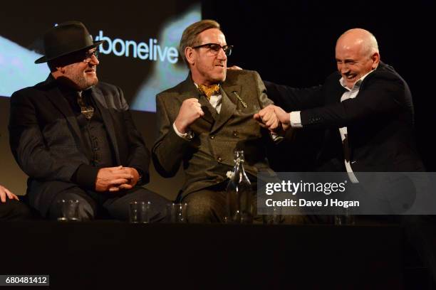 Ray Winstone, Michael Smiley and Barry McGuigan attend the "Jawbone" UK premiere and Q&A at BFI Southbank on May 8, 2017 in London, United Kingdom.