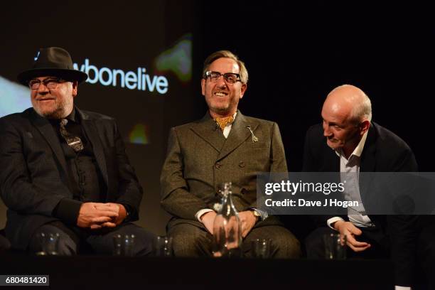 Ray Winstone, Michael Smiley and Barry McGuigan attend the "Jawbone" UK premiere and Q&A at BFI Southbank on May 8, 2017 in London, United Kingdom.