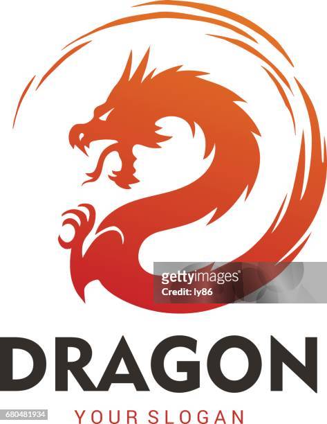 dragon - chinese dragon stock illustrations