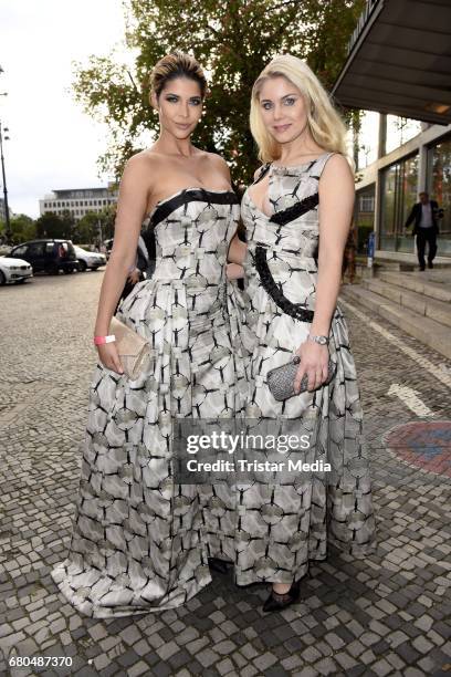 Yvonne Woelke and Micaela Schaefer attend the Victress Awards Gala 2017 on May 8, 2017 in Berlin, Germany.