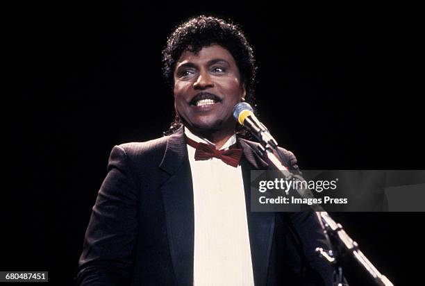 Little Richard at the 1988 Rock n Roll Hall of Fame Induction Ceremony circa 1988 in New York City.