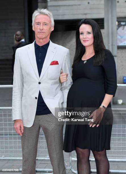 Paul Weller and Hannah Andrews attend the "Jawbone" UK premiere at BFI Southbank on May 8, 2017 in London, United Kingdom.