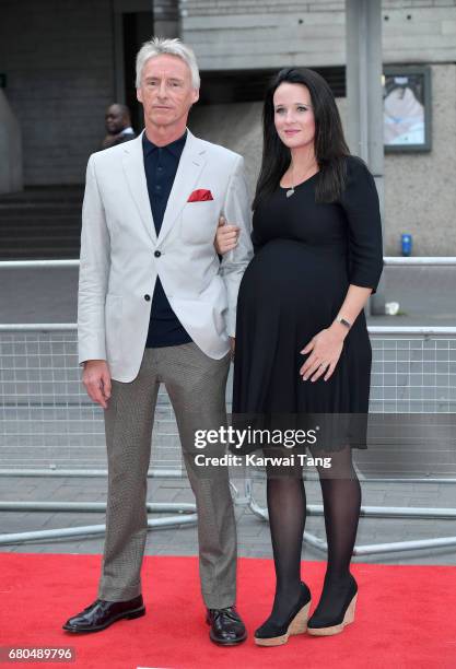 Paul Weller and Hannah Andrews attend the "Jawbone" UK premiere at BFI Southbank on May 8, 2017 in London, United Kingdom.