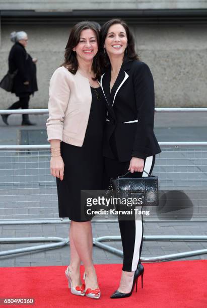 Jo Hartley and Vicky McClure attend the "Jawbone" UK premiere at BFI Southbank on May 8, 2017 in London, United Kingdom.