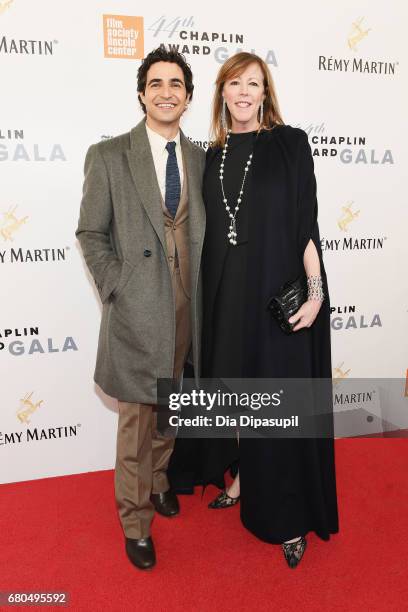 Designer Zac Posen and TriBeCa Film Institute co-founder Jane Rosenthal attend the 44th Chaplin Award Gala at David H. Koch Theater at Lincoln Center...