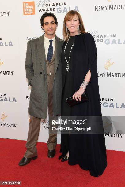 Designer Zac Posen and TriBeCa Film Institute co-founder Jane Rosenthal attend the 44th Chaplin Award Gala at David H. Koch Theater at Lincoln Center...