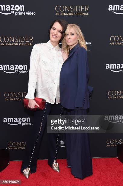 Actors Phoebe Waller-Bridge and Judith Light attend the FLEABAG Emmy For Your Consideration Event held at The Metrograph theater on May 8, 2017 in...