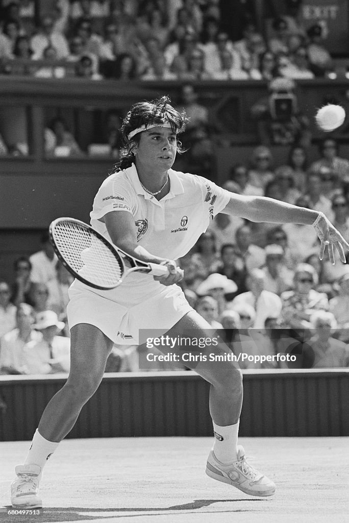 Gabriela Sabatini At 1991 Wimbledon Championships