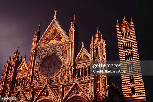 The Duomo di Siena or Siena Cathedral in Siena, Italy, October 1999.