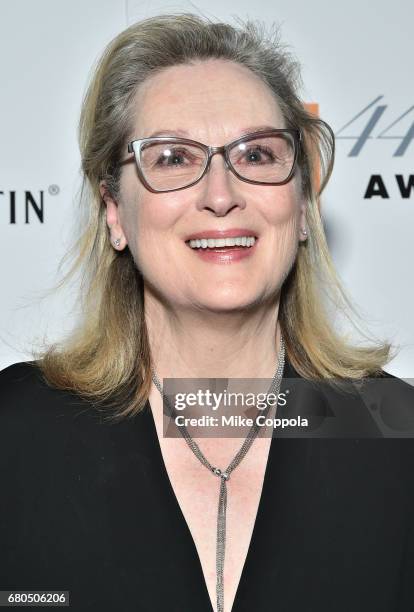 Actress Meryl Streep backstage during the 44th Chaplin Award Gala at David H. Koch Theater at Lincoln Center on May 8, 2017 in New York City.