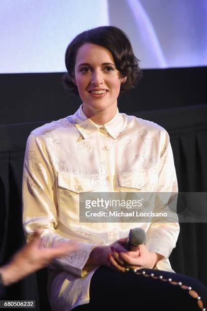 Actress and creator Phoebe Waller-Bridge speaks onstage during the FLEABAG Emmy For Your Consideration Event held at The Metrograph theater on May 8,...
