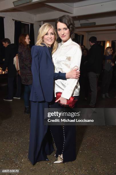 Actors Judith Light and Phoebe Waller-Bridge attend the FLEABAG Emmy For Your Consideration Event held at The Metrograph theater on May 8, 2017 in...