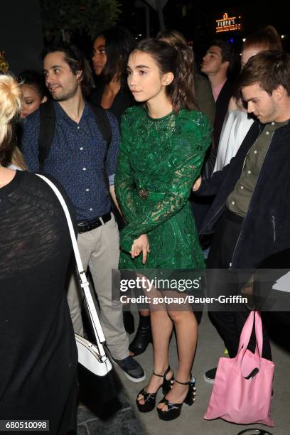 Rowan Blanchard is seen on May 02, 2017 in Los Angeles, California.