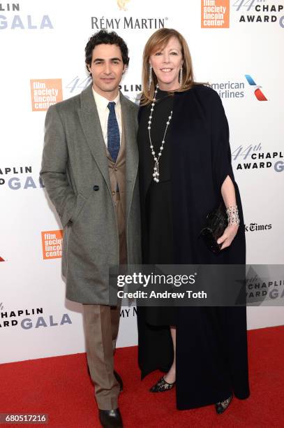 Designer Zac Posen and TriBeCa Film Institute co-founder Jane Rosenthal attend the 44th Chaplin Award Gala at David H. Koch Theater at Lincoln Center...