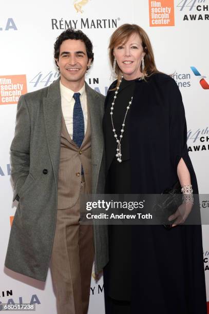 Designer Zac Posen and TriBeCa Film Institute co-founder Jane Rosenthal attend the 44th Chaplin Award Gala at David H. Koch Theater at Lincoln Center...