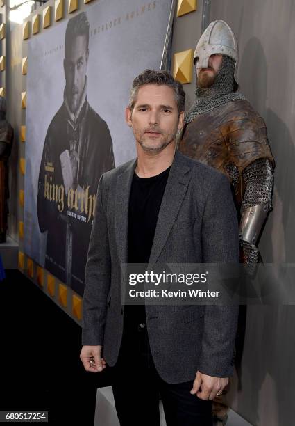 Actor Eric Bana attends the premiere of Warner Bros. Pictures' "King Arthur: Legend Of The Sword" at TCL Chinese Theatre on May 8, 2017 in Hollywood,...