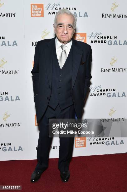 Director Martin Scorsese backstage during the 44th Chaplin Award Gala at David H. Koch Theater at Lincoln Center on May 8, 2017 in New York City.