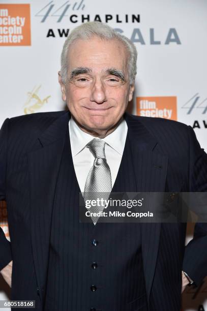 Director Martin Scorsese backstage during the 44th Chaplin Award Gala at David H. Koch Theater at Lincoln Center on May 8, 2017 in New York City.