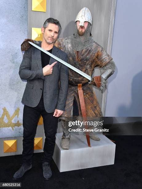 Eric Bana arrives at the Premiere Of Warner Bros. Pictures' "King Arthur: Legend Of The Sword" at TCL Chinese Theatre on May 8, 2017 in Hollywood,...