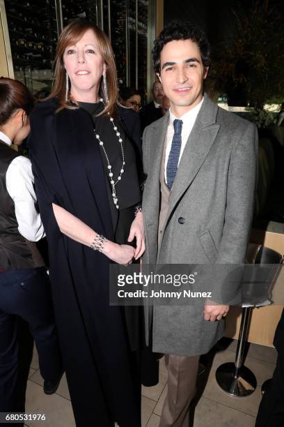 Jane Rosenthal and Zac Posen during the 44th Chaplin Award Gala - Dinner at David H. Koch Theater at Lincoln Center on May 8, 2017 in New York City.