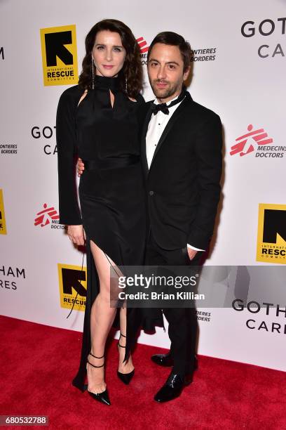 Actress Michelle Hicks and designer Eddie Borgo attends the Gotham Cares Gala Fundraiser at Cipriani 25 Broadway on May 8, 2017 in New York City.