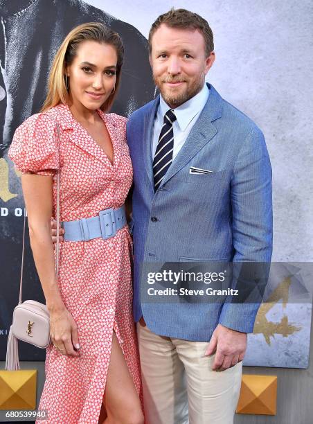 Jacqui Ainsley, Guy Ritchie arrives at the Premiere Of Warner Bros. Pictures' "King Arthur: Legend Of The Sword" at TCL Chinese Theatre on May 8,...