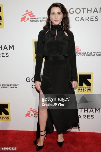 Michele Hicks attends Gotham Cares Gala Fundraiser For The Syrian Refugee Crisis In Support of Medecin Sans Frontieres and The International Rescue...