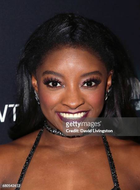 Olympian Simone Biles attends "Dancing with the Stars" Season 24 at CBS Televison City on May 8, 2017 in Los Angeles, California.