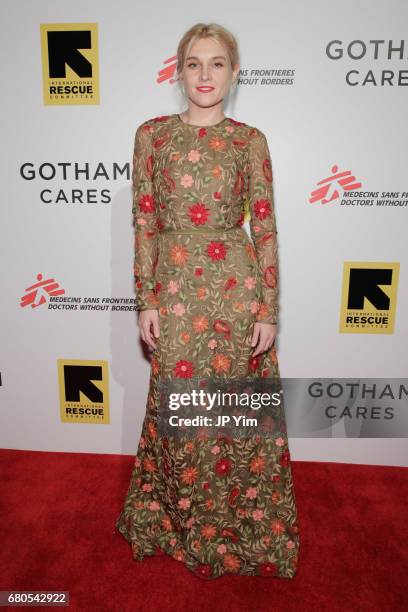 Jackie Swerz attends Gotham Cares Gala Fundraiser For The Syrian Refugee Crisis In Support of Medecin Sans Frontieres and The International Rescue...