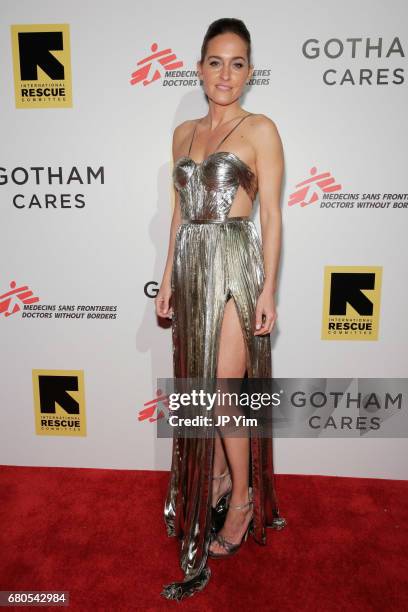 Celine Crosa di Vergagni attends Gotham Cares Gala Fundraiser For The Syrian Refugee Crisis In Support of Medecin Sans Frontieres and The...