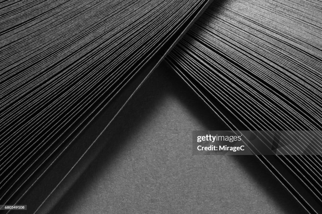 Black Paper Stripes Converge