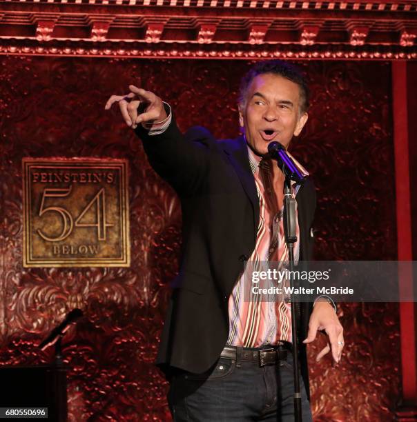 Brian Stokes Mitchell previews his Debut show at Feinsteins/54 Below on May 8, 2017 in New York City.