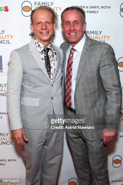 Bruce Cohen and Stan Sloan at Family Equality Council's "Night at the Pier" at Pier 60 on May 8, 2017 in New York City.