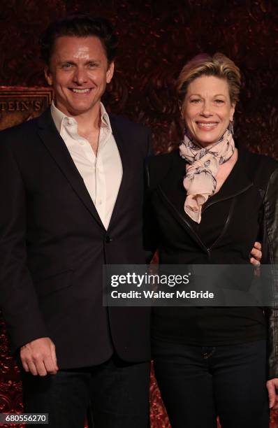 Jason Danieley and Marin Mazzie preview their show 'Broadway & Beyond' at Feinsteins/54 Below on May 8, 2017 in New York City.