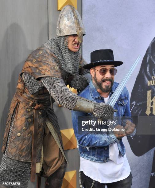 McLean arrives at the premiere of Warner Bros. Pictures' "King Arthur: Legend Of The Sword" at TCL Chinese Theatre on May 8, 2017 in Hollywood,...