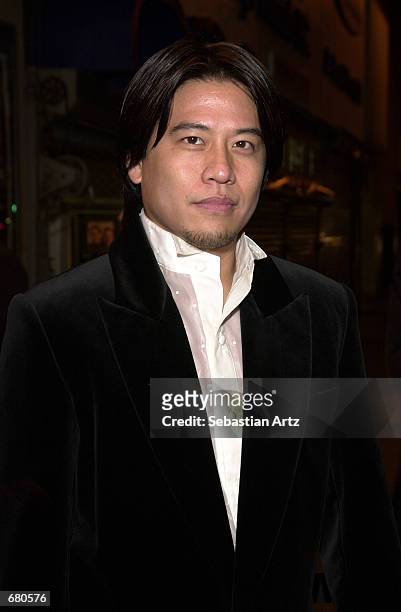 Actor Garrett Wang arrives at the Second Annual AMMY Awards For Asian American Entertainment November 10, 2001 in Los Angeles, CA.