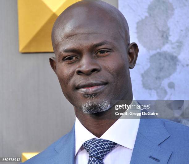 Djimon Hounsou arrives at the premiere of Warner Bros. Pictures' "King Arthur: Legend Of The Sword" at TCL Chinese Theatre on May 8, 2017 in...