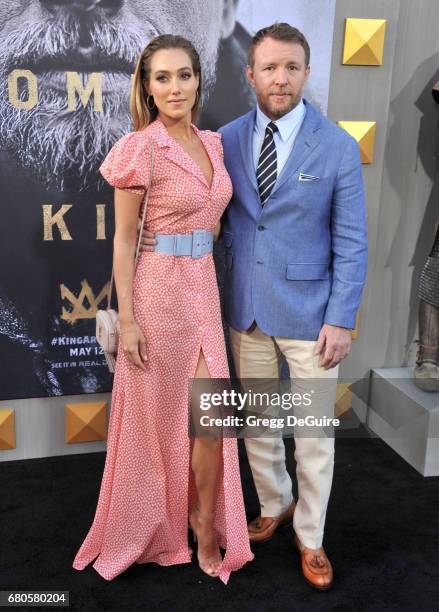 Guy Ritchie and Jacqui Ainsley arrive at the premiere of Warner Bros. Pictures' "King Arthur: Legend Of The Sword" at TCL Chinese Theatre on May 8,...