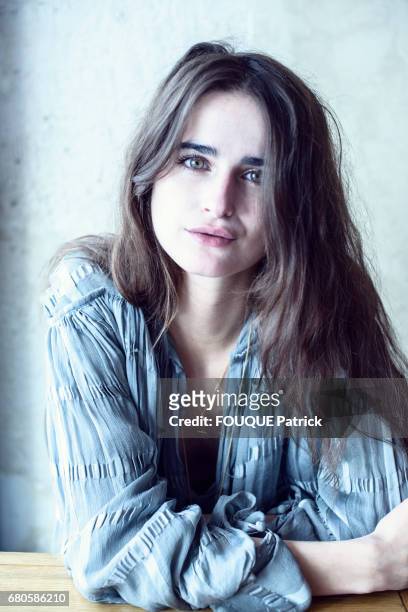 March 14: Model and writer Loulou Robert photographed in a cafe in Paris on March 14, 2017.