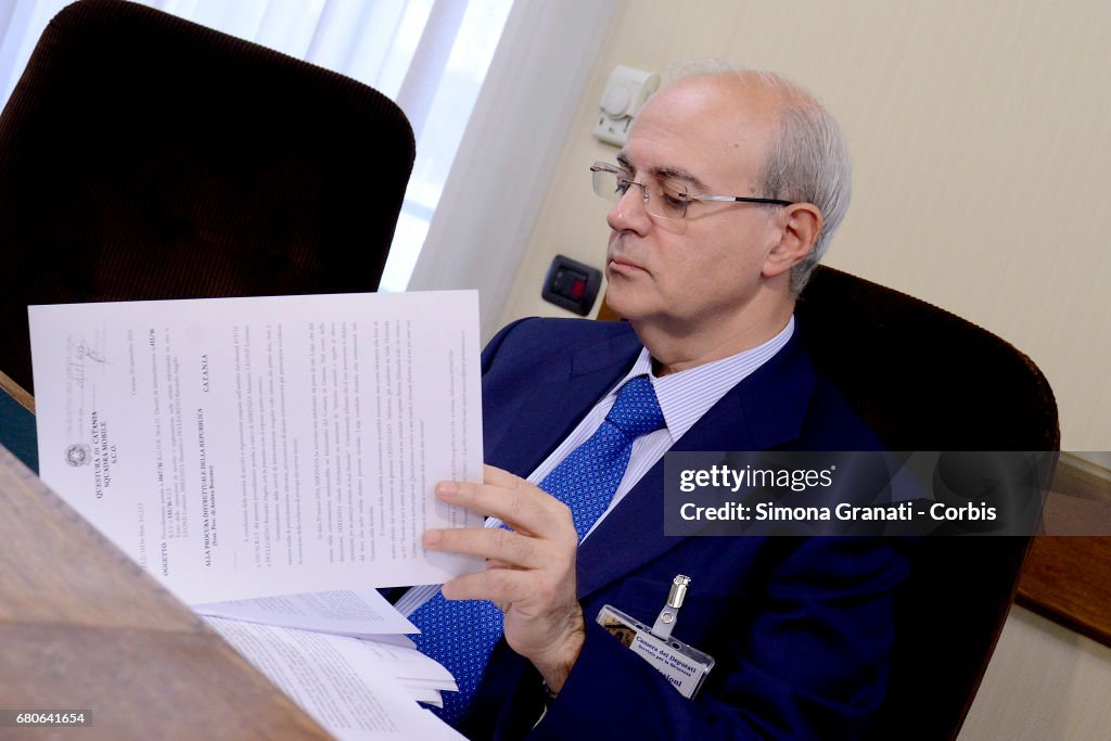 Prosecutor Carmelo Zuccaro Attends Anti-Mafia Parliamentary Commission Hearing